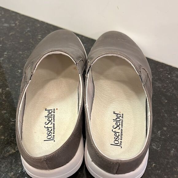 Josef Seibel Olive Brown Leather Slip on Women’s Shoes. Size 38/ 7-7.5 - Picture 6 of 12